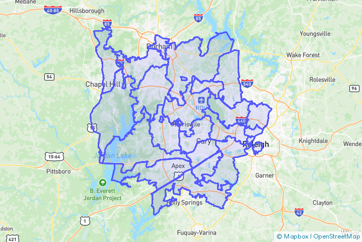 Service Area Map