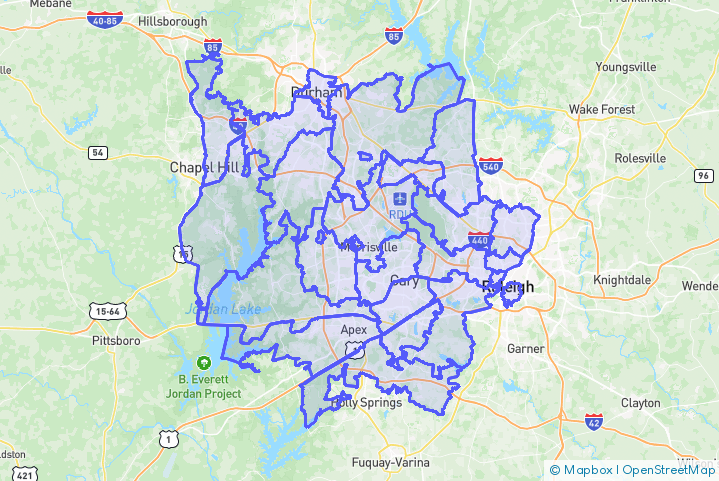Service Area Map