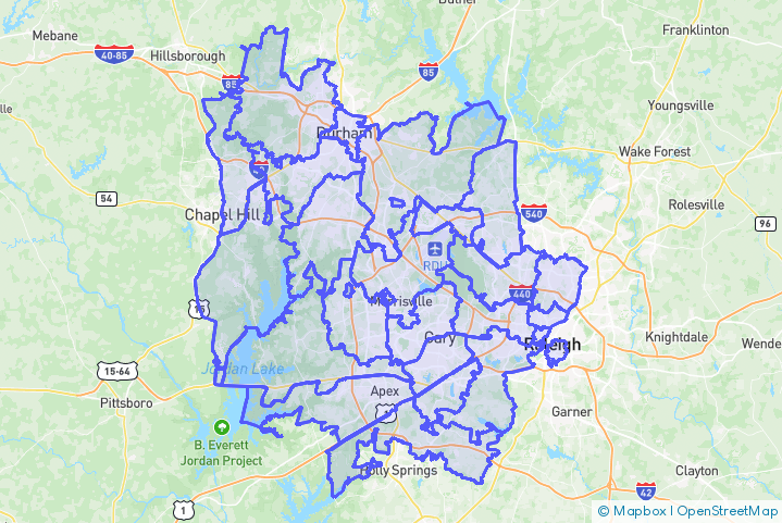 Service Area Map