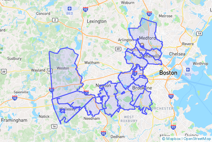 Service Area Map