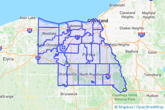 Service Area Map