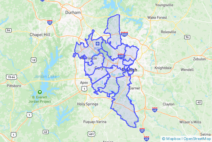 Service Area Map