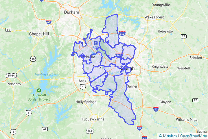 Service Area Map