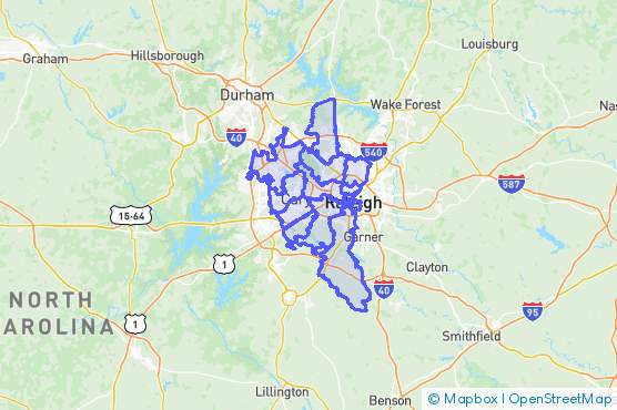 Service Area Map