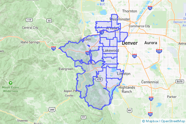 Service Area Map