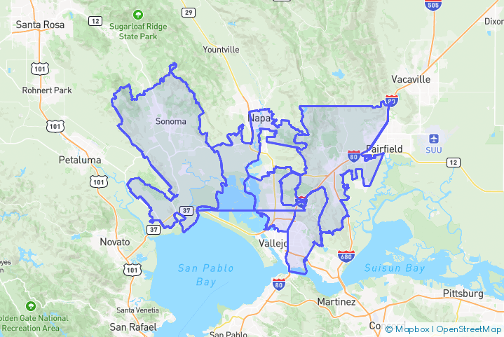 Service Area Map