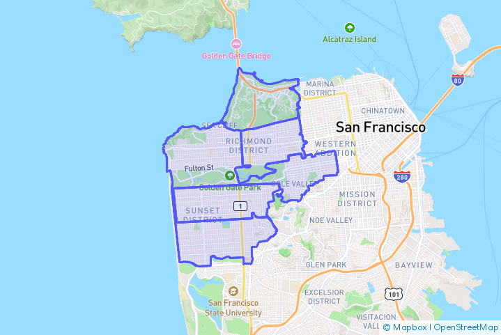 Service Area Map