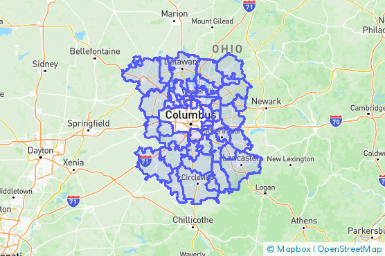 Service Area Map