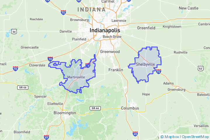 Service Area Map