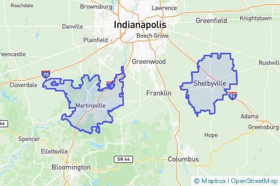 Service Area Map