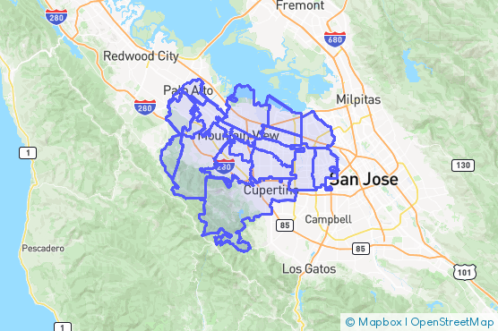 Service Area Map