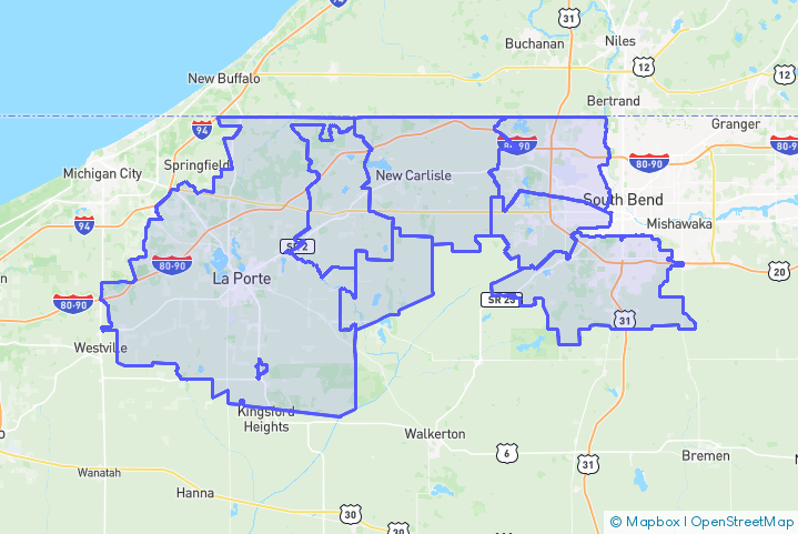 Service Area Map