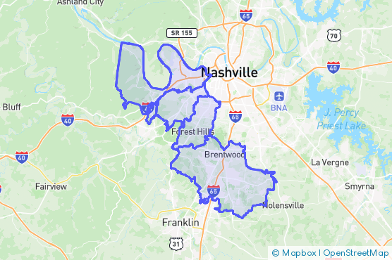 Service Area Map