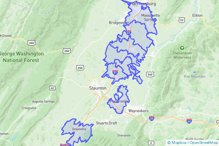 Service Area Map
