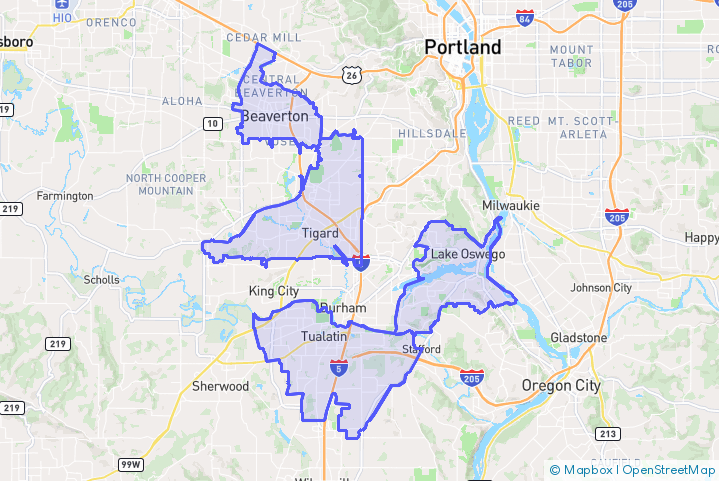 Service Area Map