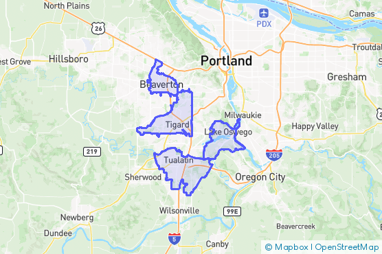 Service Area Map