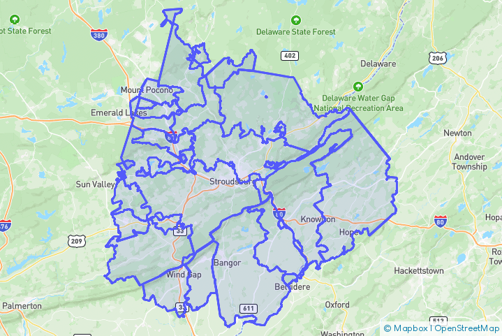 Service Area Map