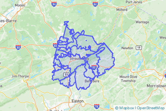 Service Area Map