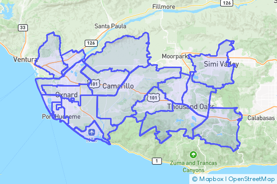 Service Area Map