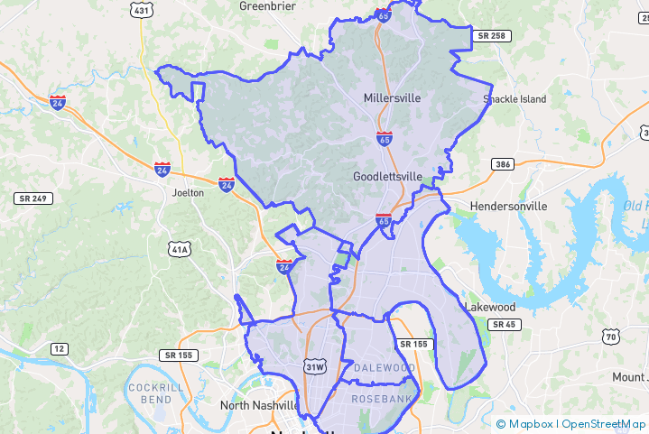 Service Area Map