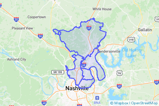 Service Area Map