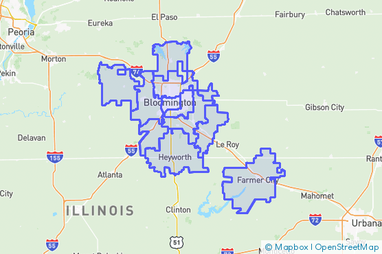 Service Area Map