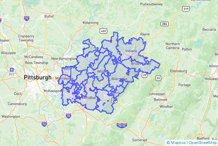Service Area Map