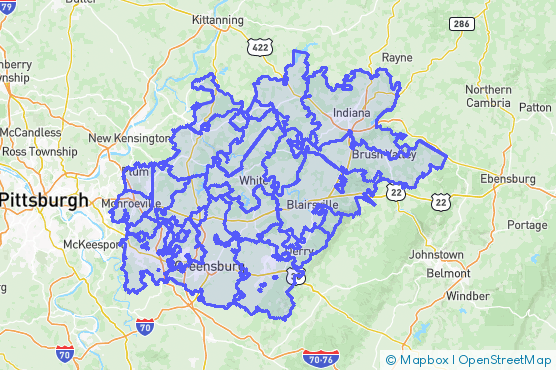 Service Area Map