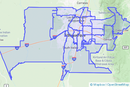 Service Area Map