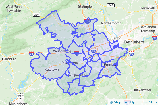 Service Area Map