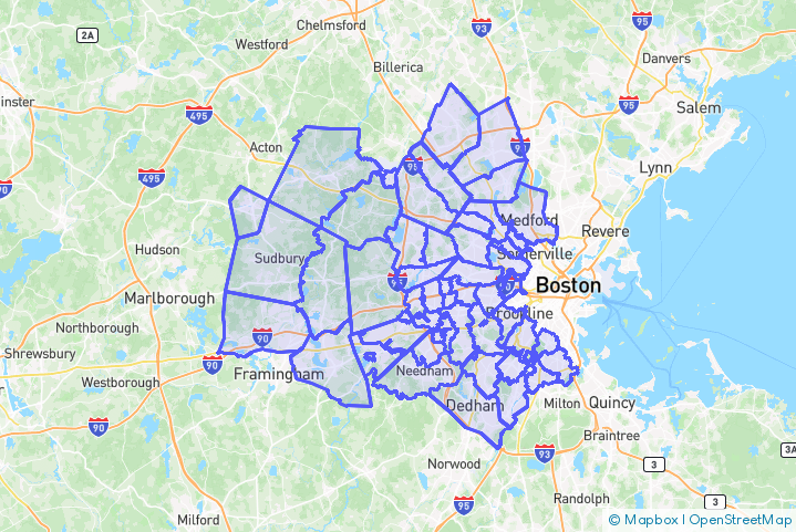 Service Area Map