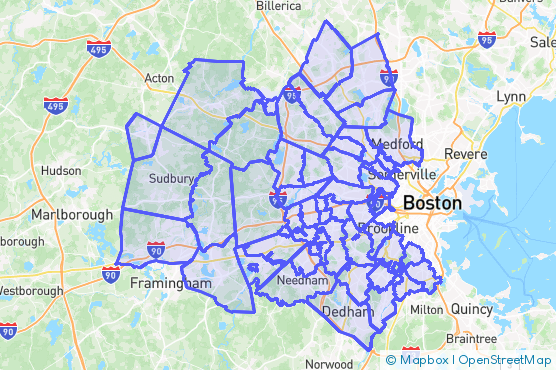 Service Area Map