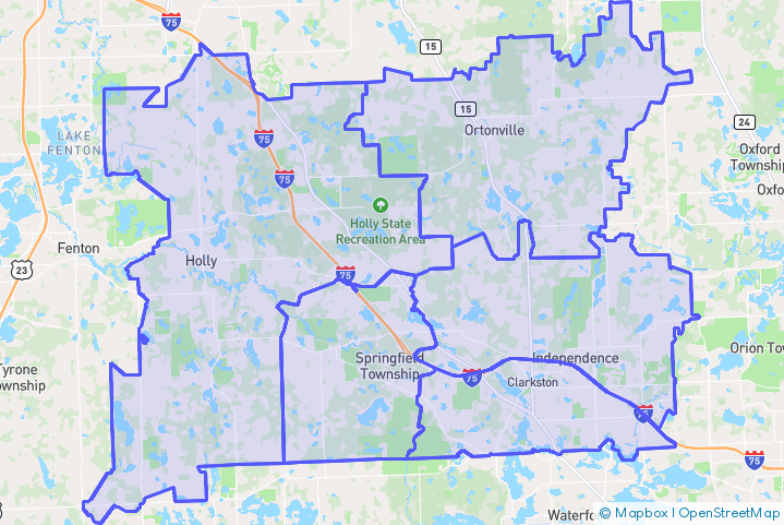Service Area Map