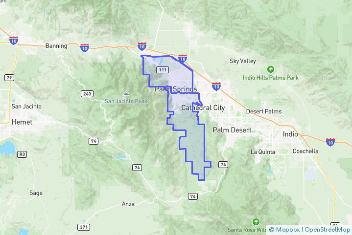 Service Area Map