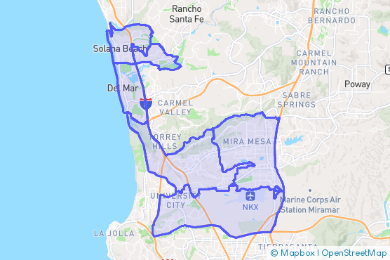 Service Area Map