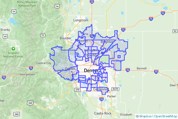 Service Area Map