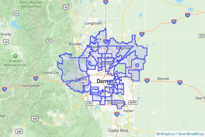 Service Area Map