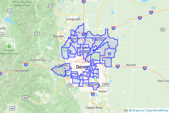 Service Area Map