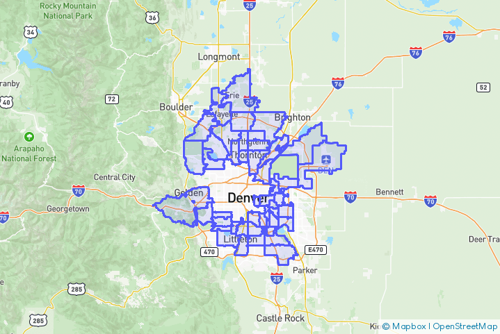 Service Area Map