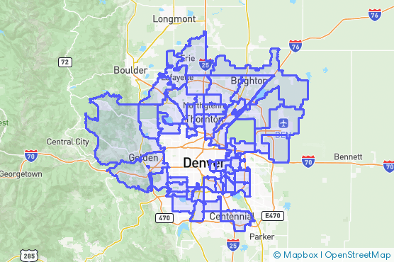 Service Area Map