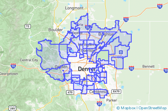 Service Area Map