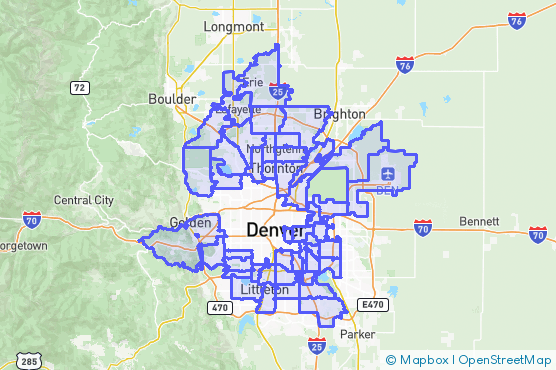 Service Area Map