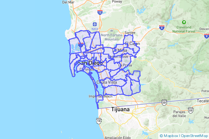 Service Area Map