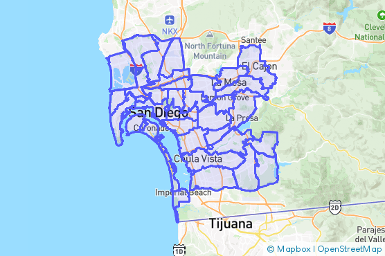 Service Area Map