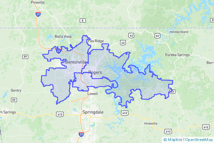 Service Area Map