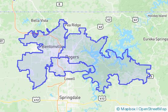 Service Area Map