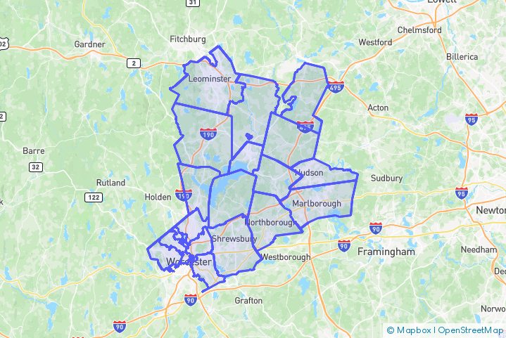 Service Area Map