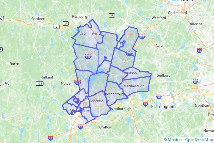 Service Area Map