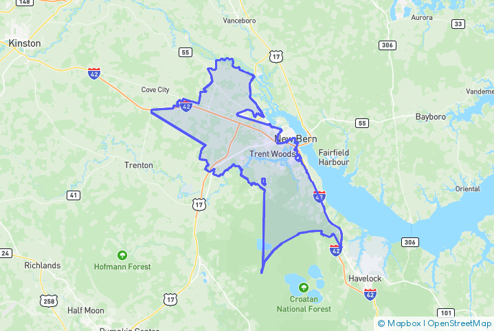 Service Area Map