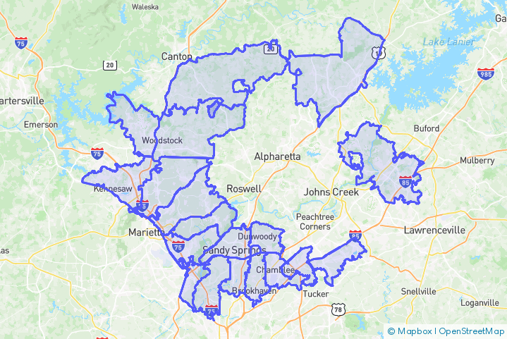 Service Area Map